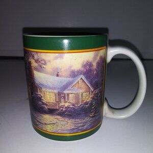 Thomas Kinkade, Christmas Cottage, Coffee Cup